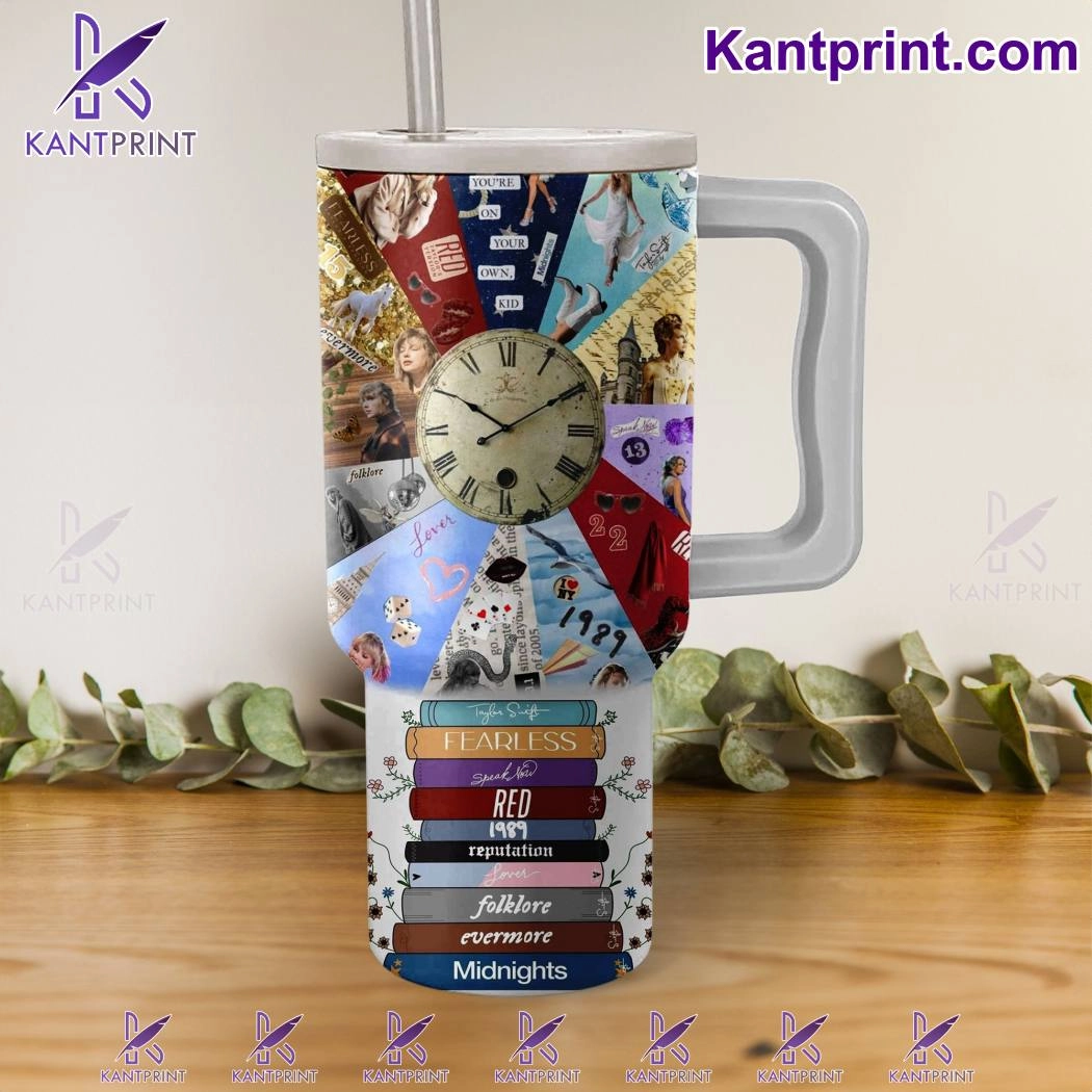 Taylor Swift Swiftie Nutrition Facts Music Custom Stanley Quencher 40oz Stainless Steel HG