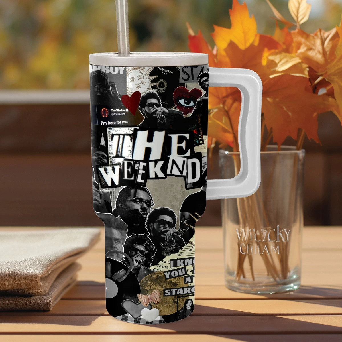 The Weekend Music Custom Stanley Quencher 40oz Stainless Steel Tumbler HG With Handle