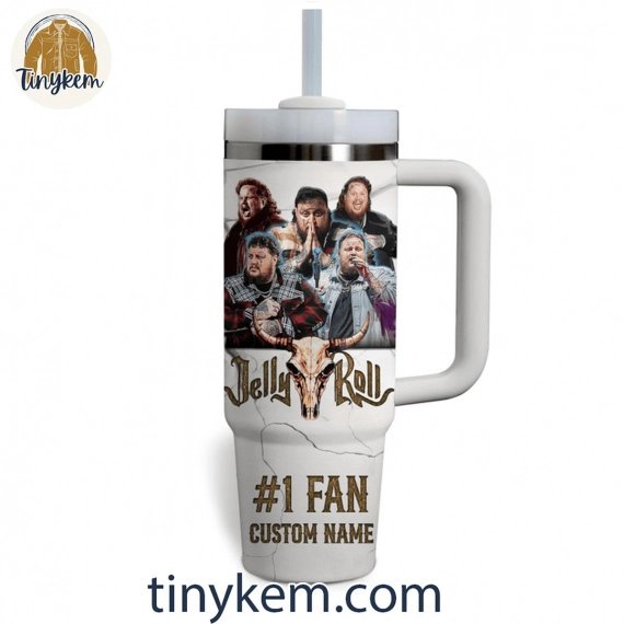 Jelly Roll The Best #1 Fan Its All Be Alright Customized  30oz or 40oz Stainless Steel Tumbler With Handle HG